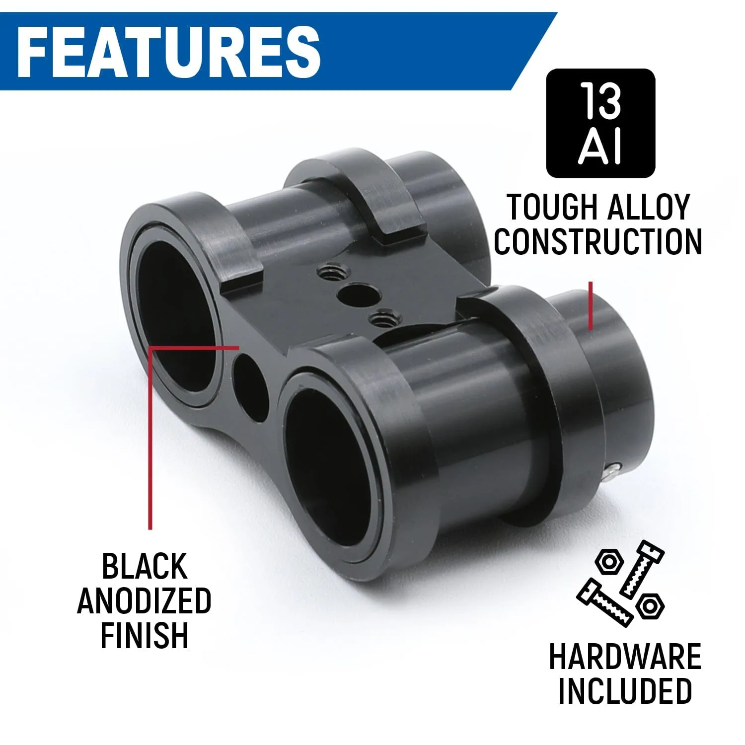 Dual Headset or Helmet STX STEREO Jack - Bar Mount