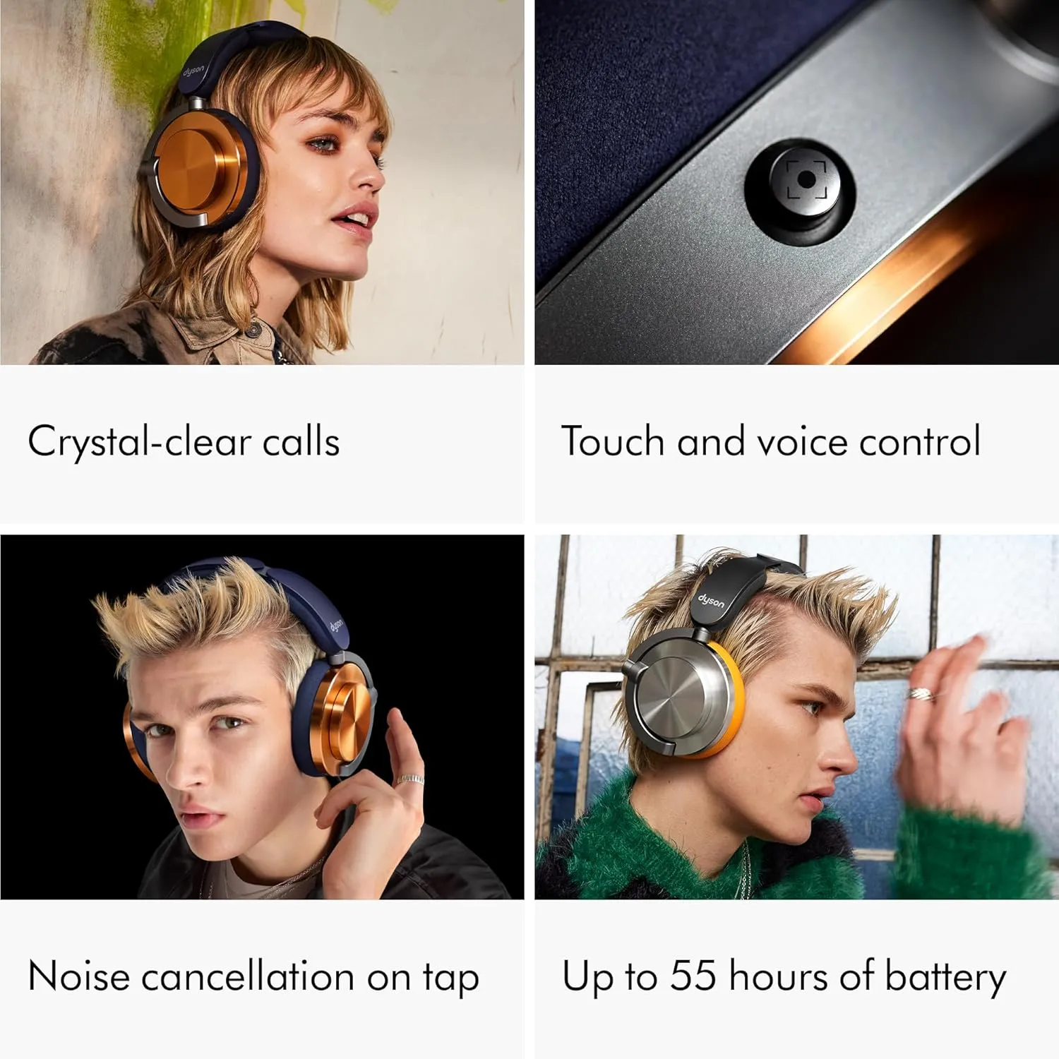 Dyson OnTrac™ Headphones CNC Black Nickel WP 02 CNC BKNK