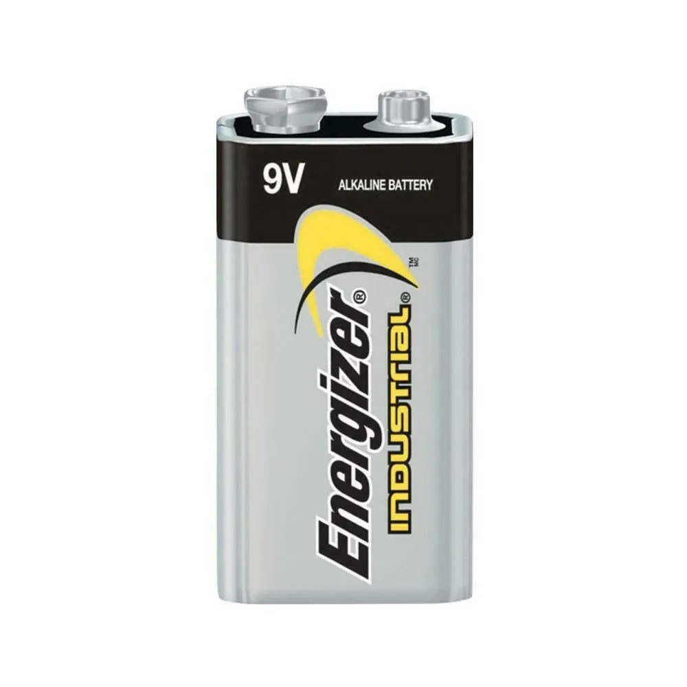 Energizer 9v Industrial Alkaline Batteries 6LR61 9Volts EN22