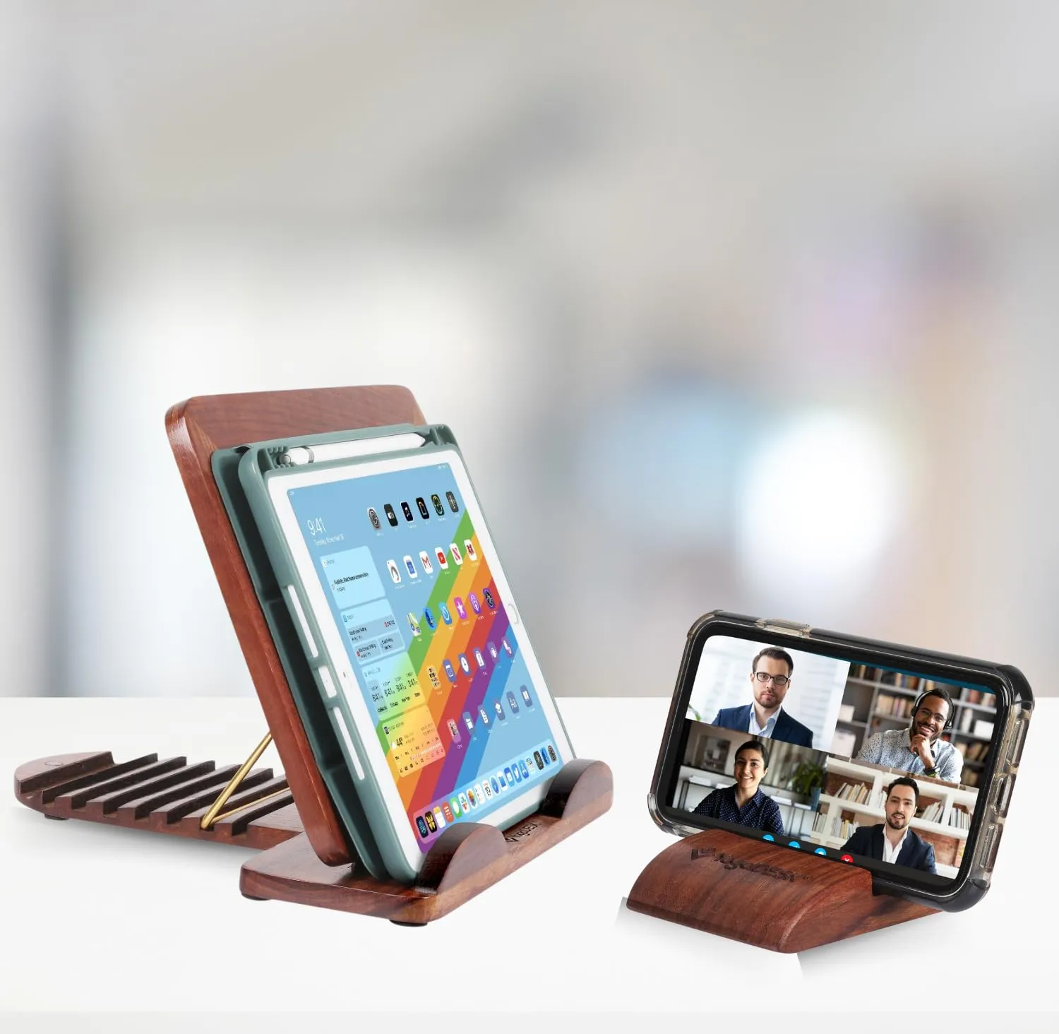 Ergonomic Laptop Stand With Mobile Stand for Desk