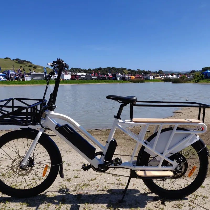 EUNORAU MAX-CARGO Long-Tail Electric Cargo Bike, 48V/14Ah, 750W