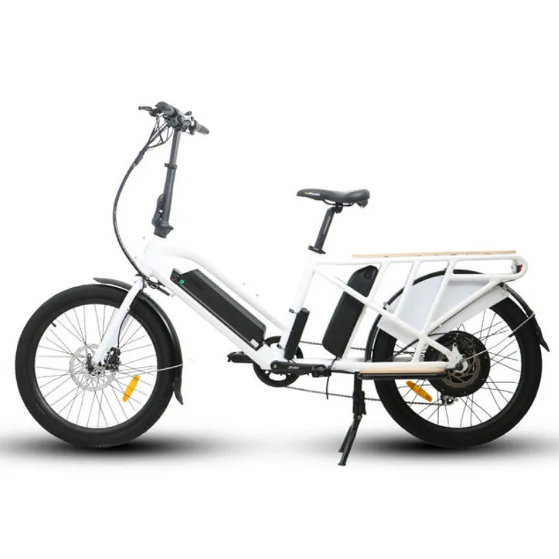 EUNORAU MAX-CARGO Long-Tail Electric Cargo Bike, 48V/14Ah, 750W