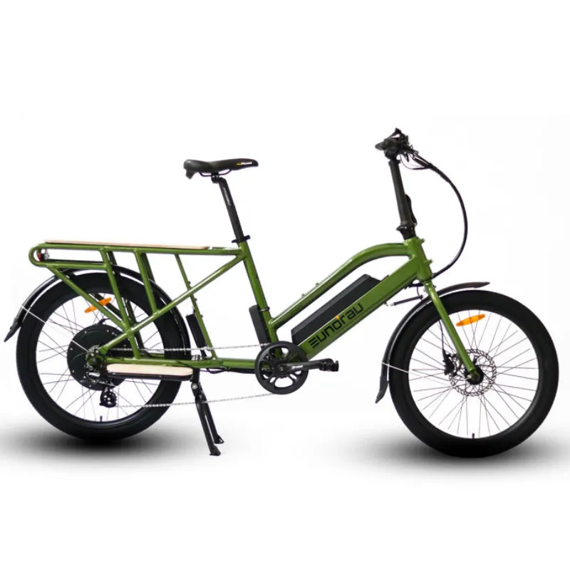 EUNORAU MAX-CARGO Long-Tail Electric Cargo Bike, 48V/14Ah, 750W