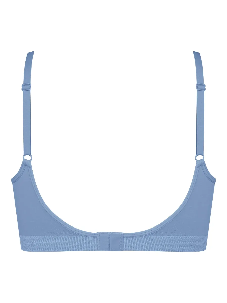 EVER Infused Camomile Padded Bralette - Azura Blue