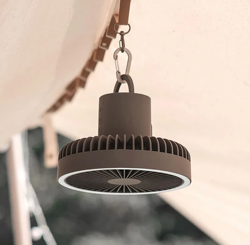 Fabufabu Camping fan with LED Lantern