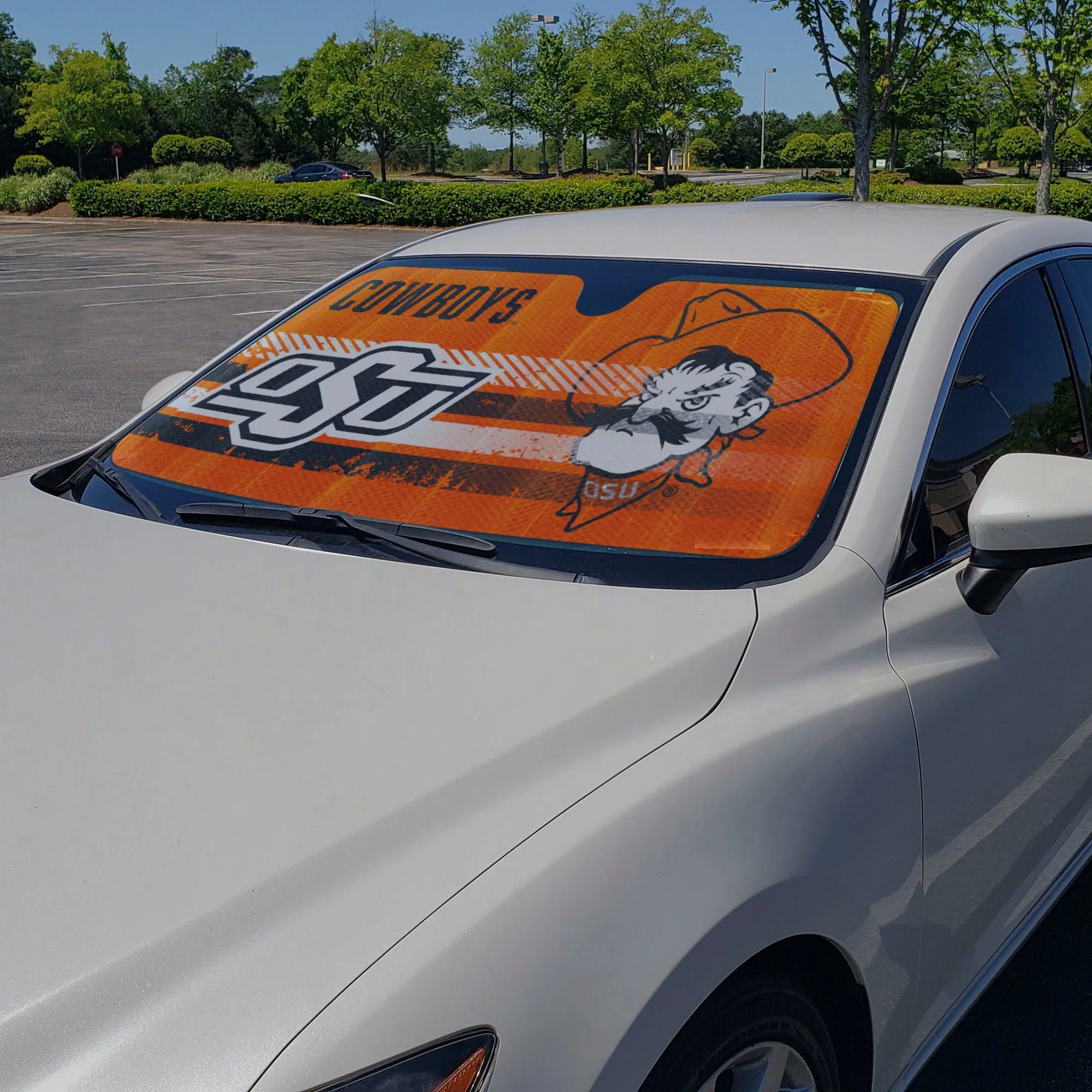 Fanmats Oklahoma State Cowboys Windshield Sun Shade