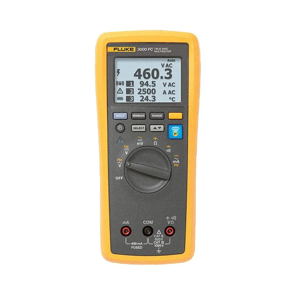 Fluke 4465618 FLK-A3000FC KIT Wireless TRMS AC Current Clamp Combo Kit with Model 3000 FC