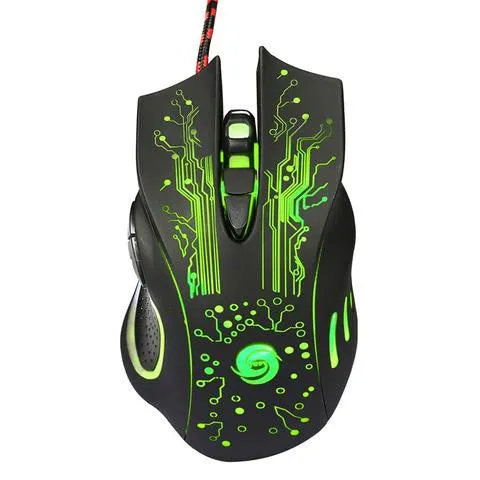 FREE GAMER GIVEAWAY BUNDLE PRO | GAMER 3200DPI LED OPTICAL 6D USB WIRED GAMING GAME MOUSE