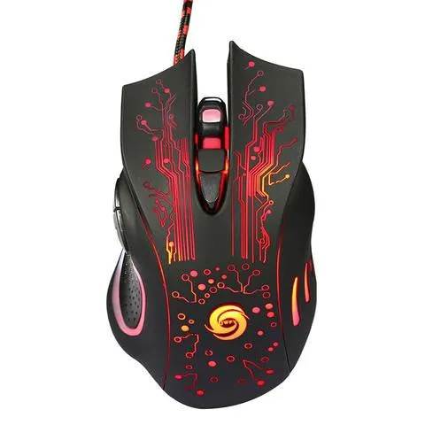 FREE GAMER GIVEAWAY BUNDLE PRO | GAMER 3200DPI LED OPTICAL 6D USB WIRED GAMING GAME MOUSE