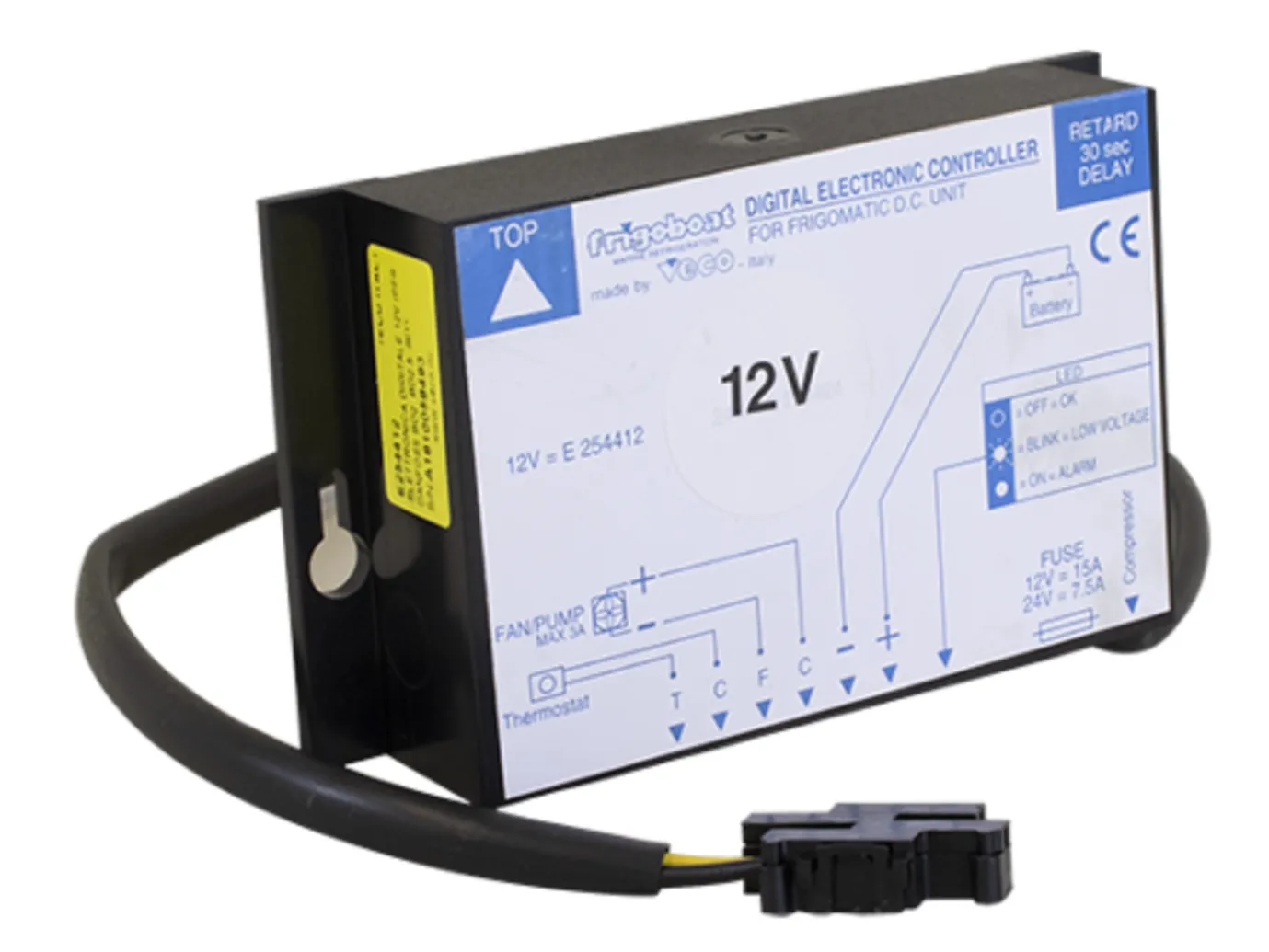 Frigoboat E254412 Control Module 12v DC (4 Pin) For Danfoss BD3 & Earlier Compressors