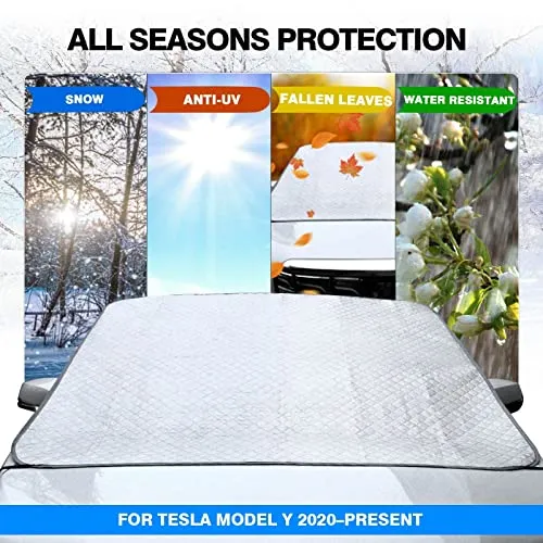 Front Windshield Snow & Ice Cover for Tesla Model Y