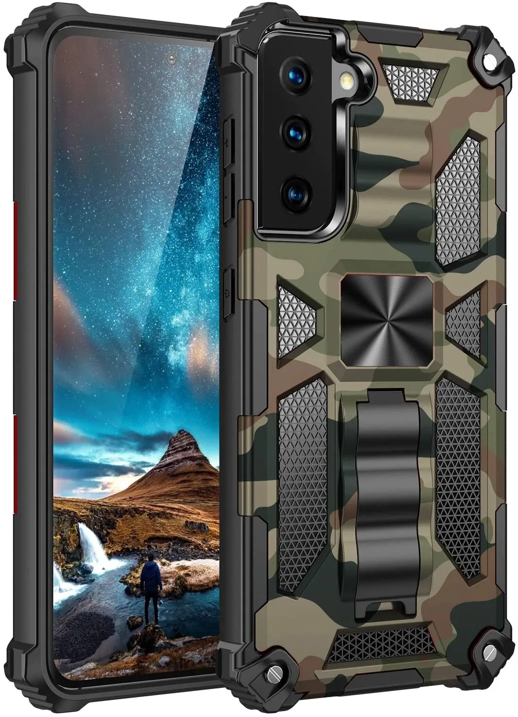 Galaxy S21 Ultra Phone Case Camouflage Sturdy Case