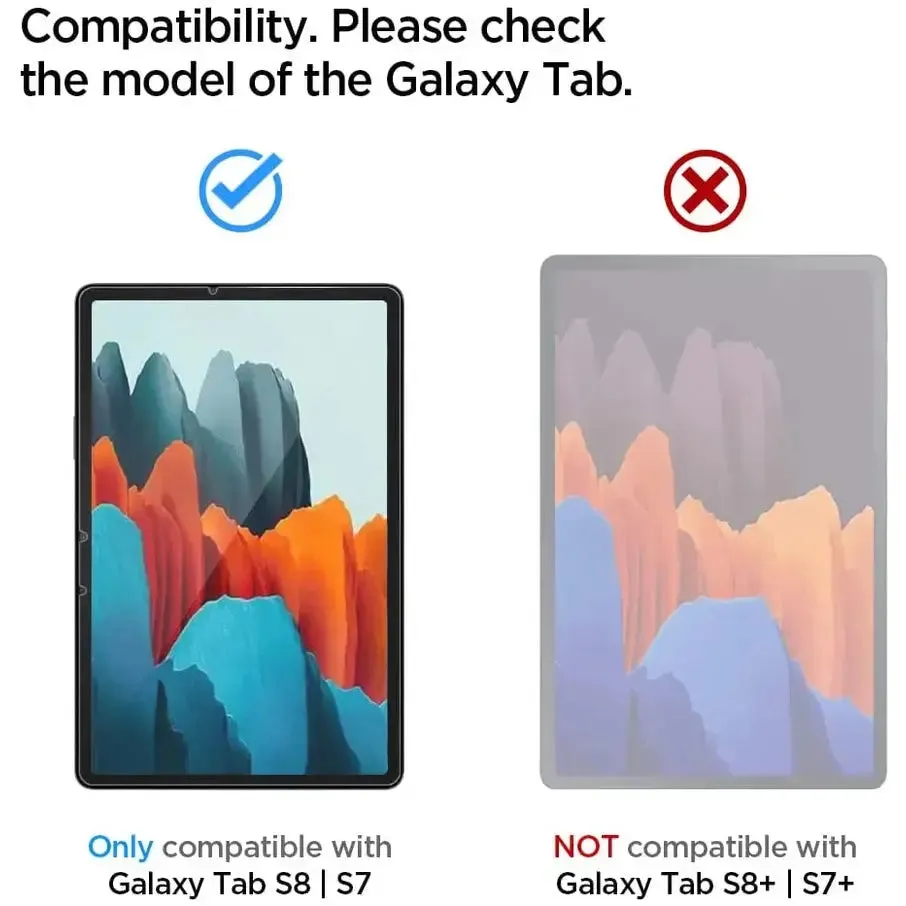 Galaxy Tab S8 / Galaxy Tab S7 EZ FIT GLAS.tR Screen Protector