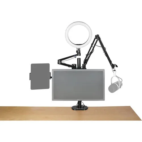 Gator Frameworks GFW-STREAMSTAND Frameworks Content Creation Desk Mount