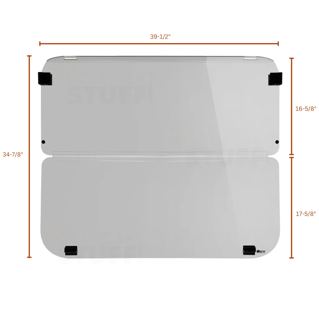 GCS™ Club Car DS Tinted Windshield 1982-2000.5