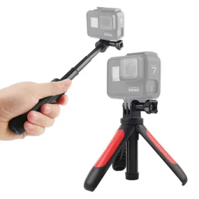 GP446 Multifunctional Mini Fixed Tripod for GoPro, Insta360, DJI and Other Action Cameras(Red)