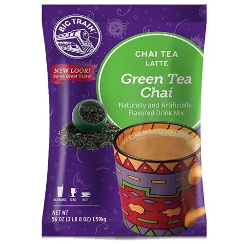 Green Tea Chai Tea Latte - Big Train Mix - Bag 3.5 pounds