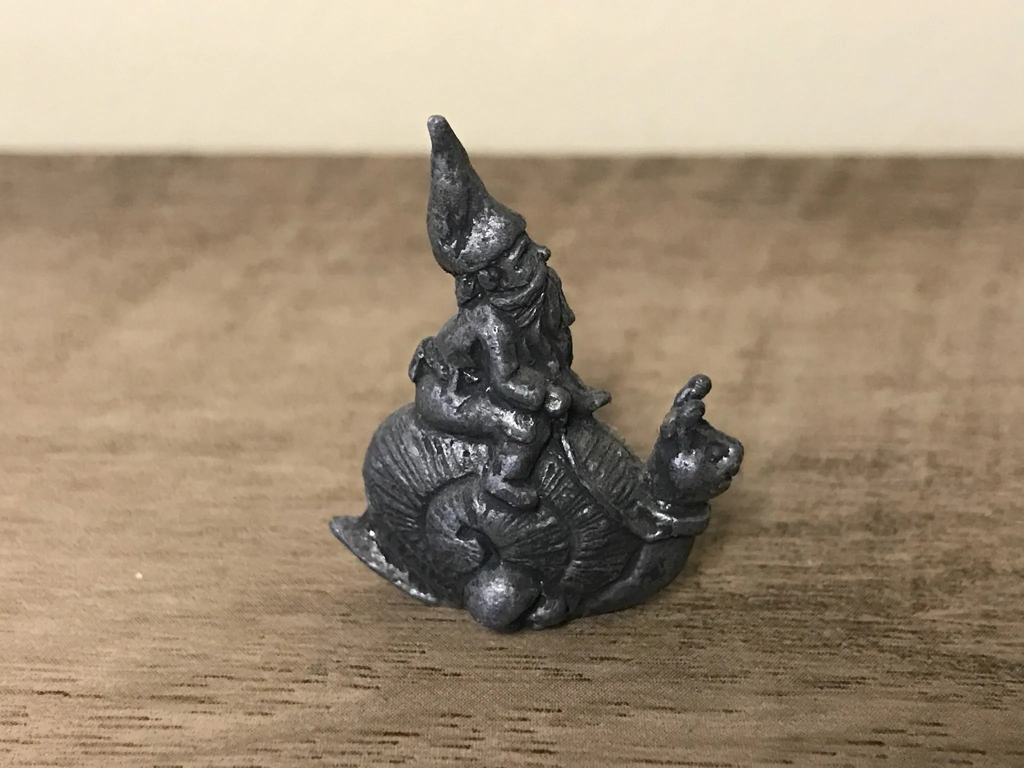 (Group pic, add ) Vintage 6pc Jasco Pewter Set Donkey Clown Dog Cat Wizard Mouse Miniatures