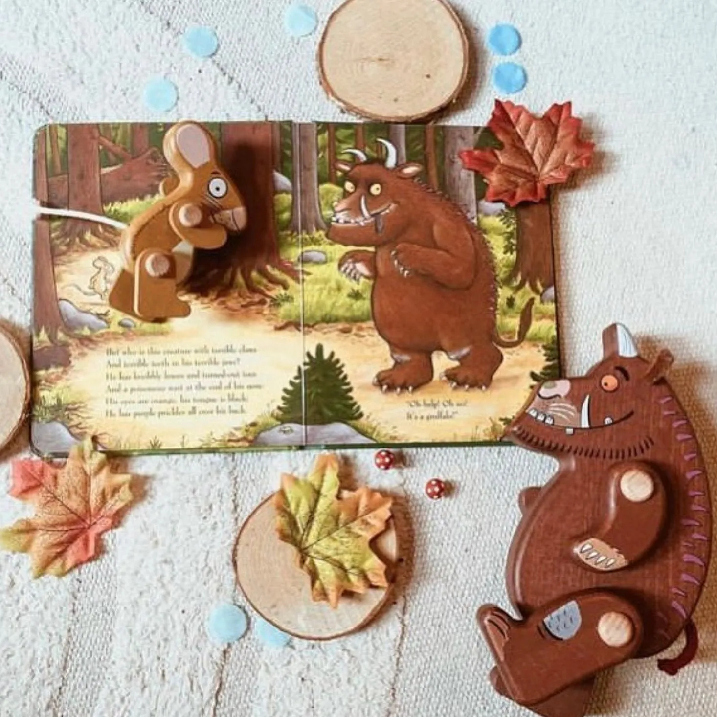 Gruffalo Story Sack with Bajo and Lanka Kade Animals