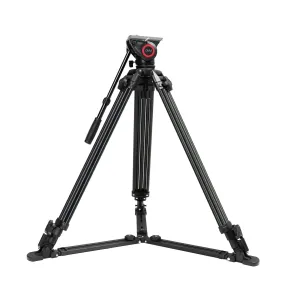 GVM 7017D Aluminum Video Tripod with Fluid Head System