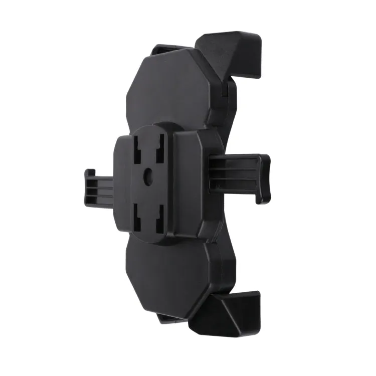 Handlebar Seatpost Pole Mount Bicycle GPS Navigation Bracket Phone Clamp for GoPro, Suitable for 4.0-6.5 inch Mobile Phones(Black)