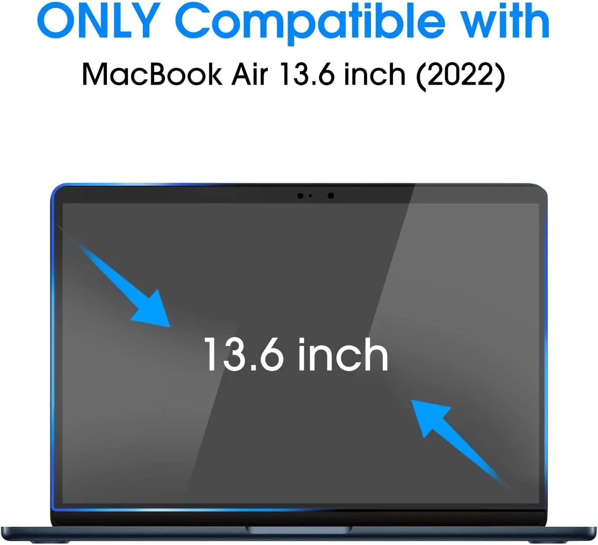 HD Clear Screen Protector for MacBook Air 13.6", M3 (2024)/ M2 (2023-2022)