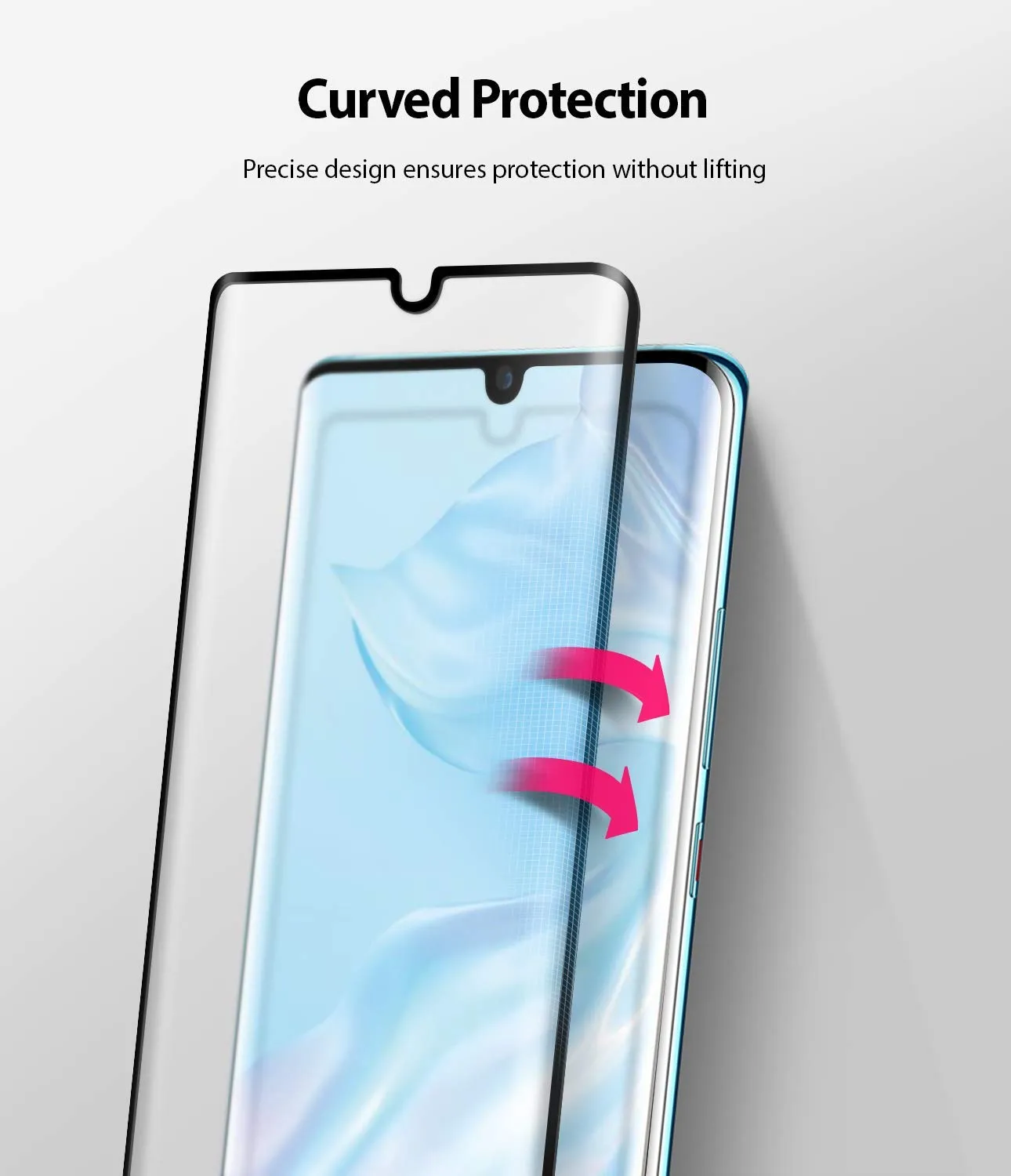 Huawei P30 Pro Tempered Glass Screen Protector Guard | Full Glass - 1 Pack