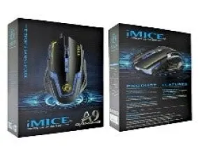 Imice Gaming 6D Wired Mouse With 6 Keys 2400 Dpi And Led Lighting