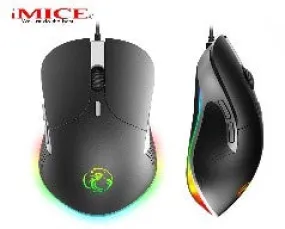 Imice High Configuration Usb Wired Gaming Mouse Computer Gamer 6400 Dpi Optical Mice For Laptop