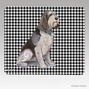 Italian Spinone Houndstooth Mouse Pad