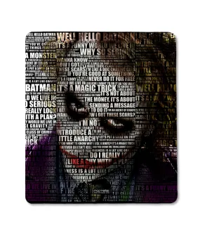 Joker Quotes - Mouse Pad by Macmerise