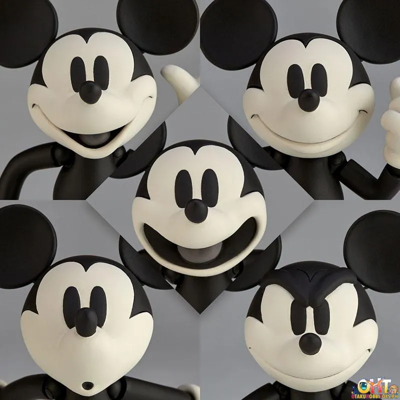 Kaiyodo Figure Complex Movie Revo Series No.013EX Mickey Mouse (1936/Monotone Color Ver.)