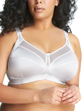 Keira Full Cup Wireless Bra - White