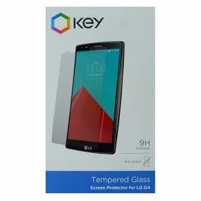 KEY Tempered Glass Screen Protector for LG G4 Smartphone - Clear