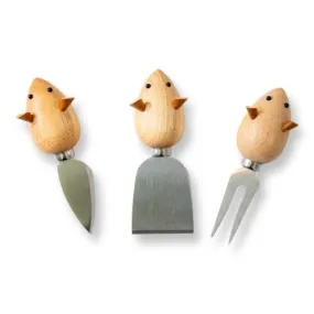 Kitchen - Mouse Cheese Knives Set of 3