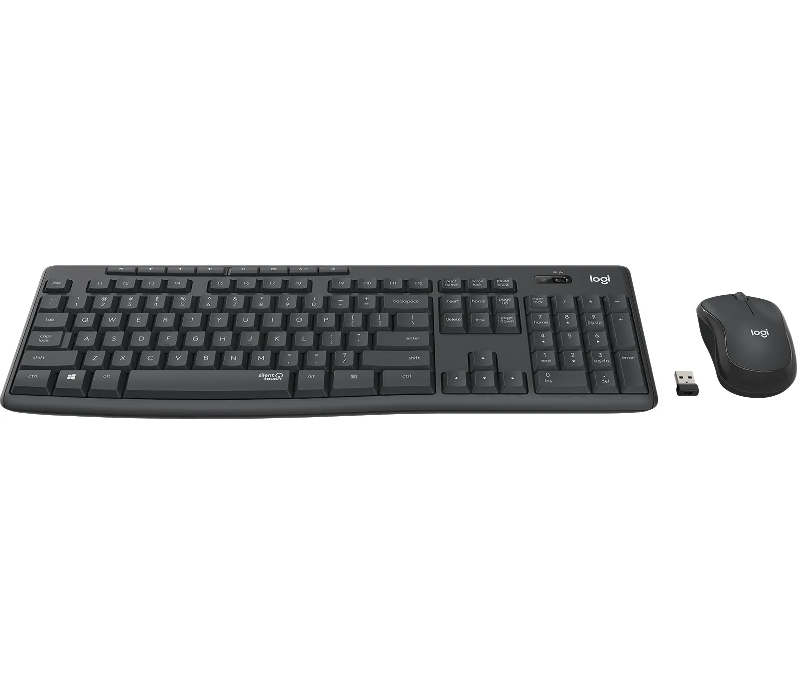 Logitech Keyboard And Mouse Set Mk295 - Graphite