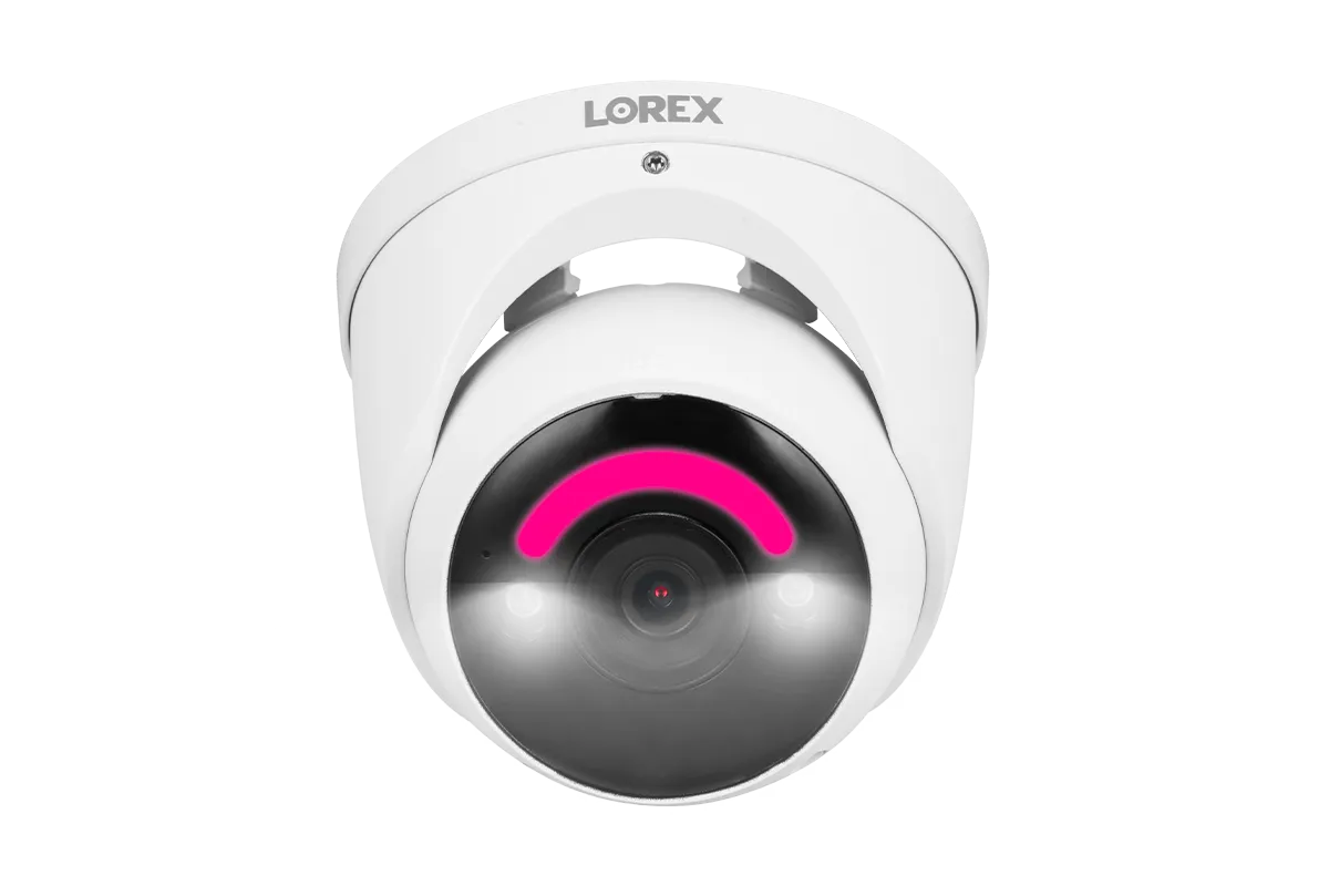 Lorex Fusion Series 4K 16 Camera Capable (8 Wired   8 Fusion Wi-Fi) 2TB Wired NVR System with H16 IP Dome Cameras