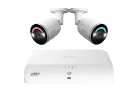 Lorex Fusion Series 4K  16 Channel (8 Wired   8 Fusion Wi-Fi) 2TB Wired System with H12 Wired 4K IP Bullet Cameras