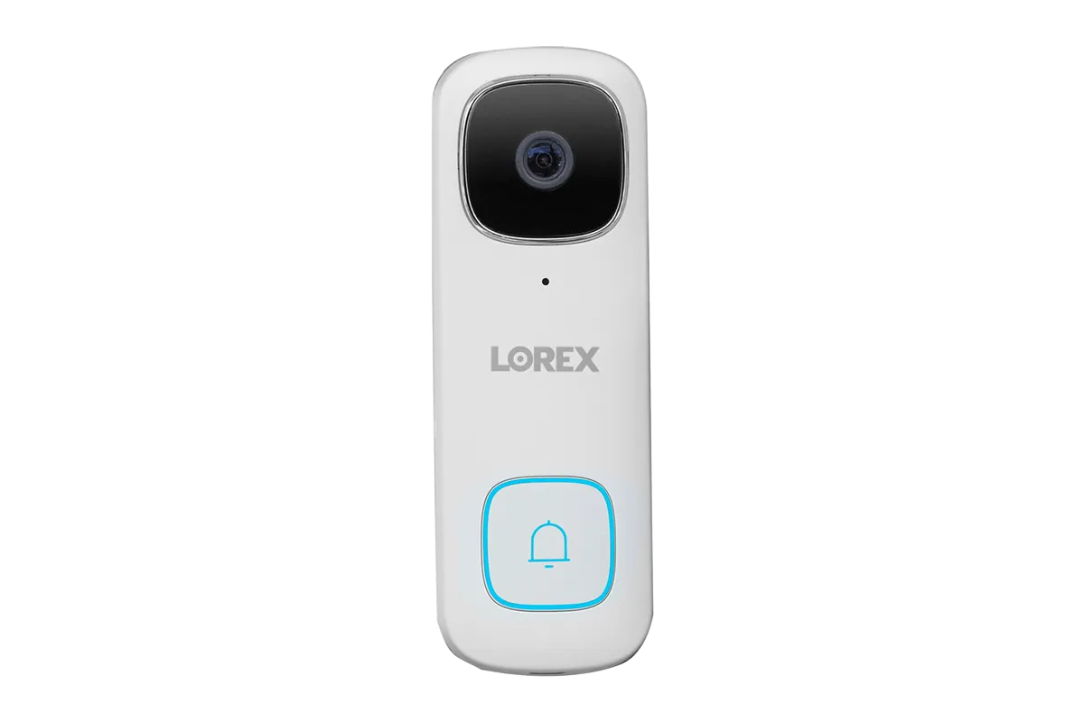 Lorex Smart Home Security Center with Four 1080p Outdoor Wi-Fi Cameras and 2K Video Doorbell