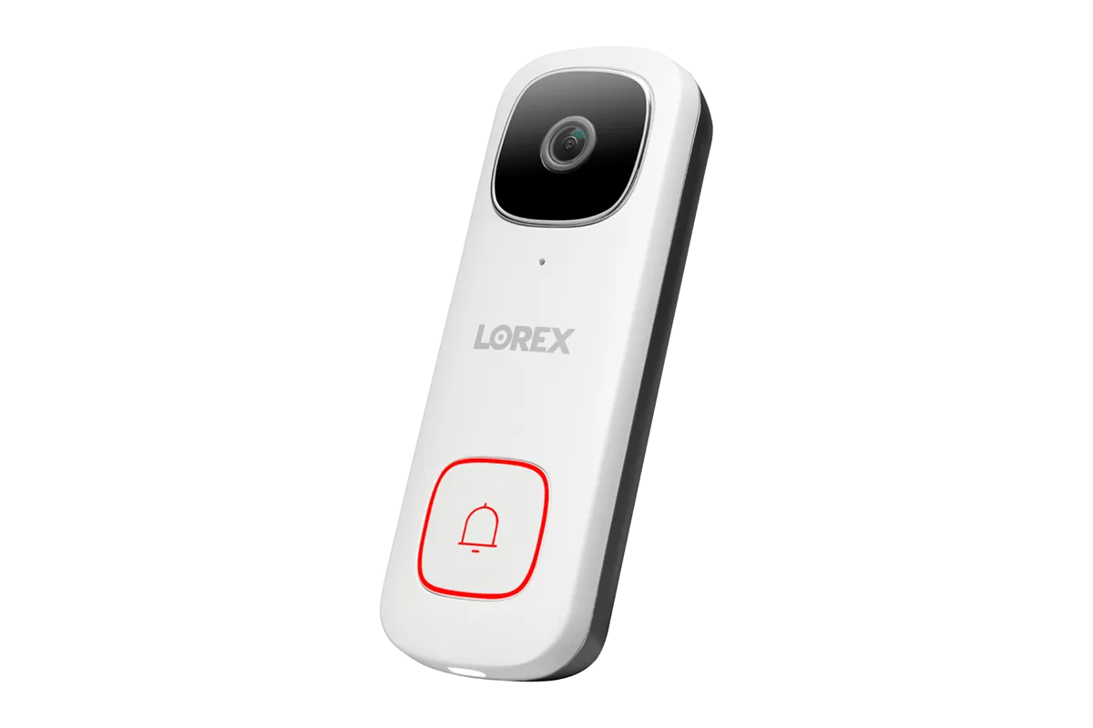 Lorex Smart Home Security Center with Four 1080p Outdoor Wi-Fi Cameras and 2K Video Doorbell