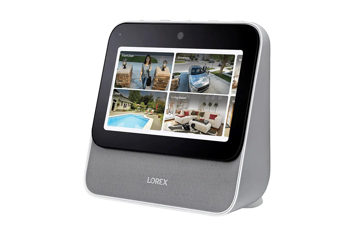 Lorex Smart Home Security Center with Four 1080p Outdoor Wi-Fi Cameras and 2K Video Doorbell