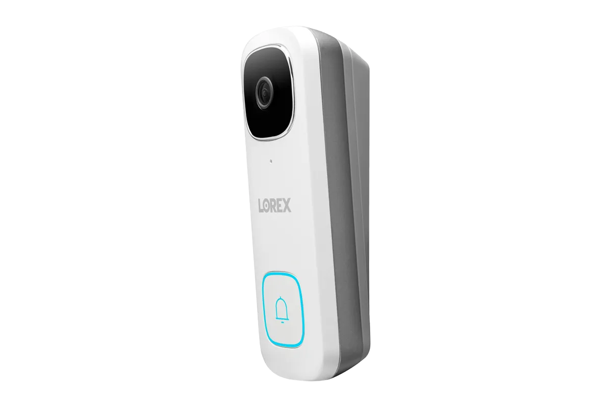 Lorex Smart Home Security Center with Four 1080p Outdoor Wi-Fi Cameras and 2K Video Doorbell