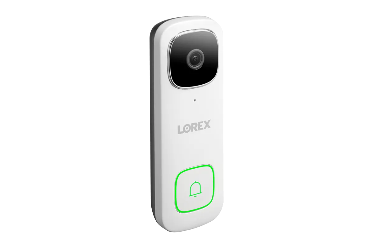 Lorex Smart Home Security Center with Four 1080p Outdoor Wi-Fi Cameras and 2K Video Doorbell