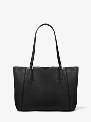 Mae Medium Pebbled Leather Tote Bag