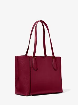 Mae Medium Pebbled Leather Tote Bag