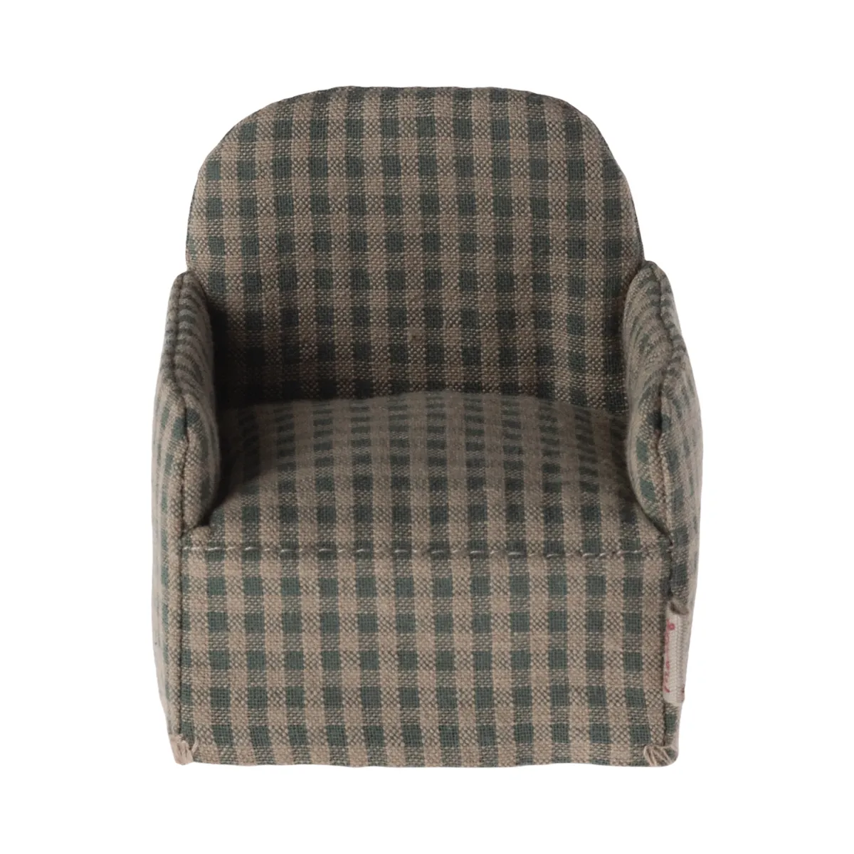 Maileg| Chair, Mouse - Green Checker