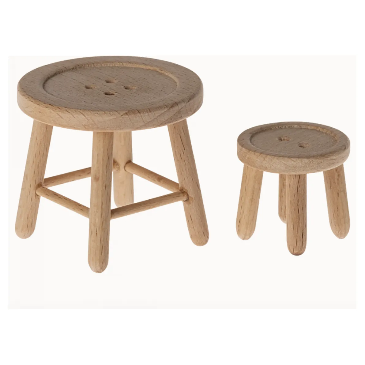 Maileg Table and Stool Set Mouse Size '24