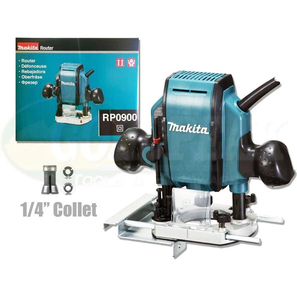 Makita RP0900 Mini Plunge Router 1/4" 900W