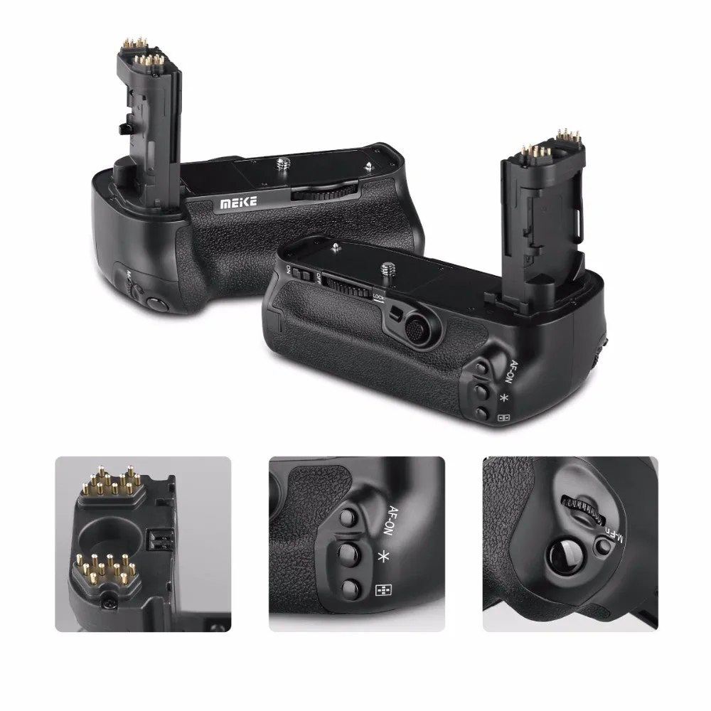 Meike MK-5D4 Multi-Power Battery Grip Pack for Canon EOS 5D Mark-IV DSLR Camera, Canon BG-E20 Replacement