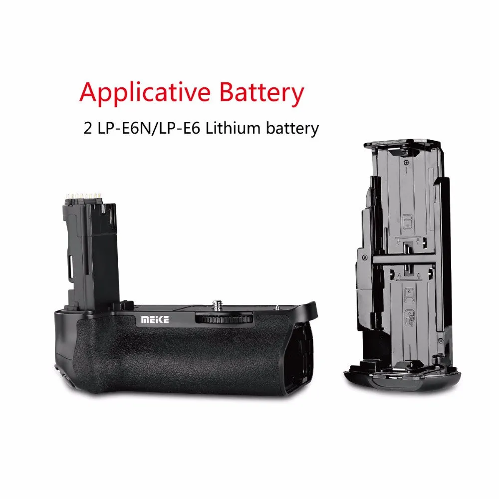 Meike MK-5D4 Multi-Power Battery Grip Pack for Canon EOS 5D Mark-IV DSLR Camera, Canon BG-E20 Replacement